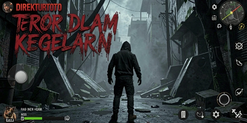 Tangkapan layar gameplay <strong>DIREKTURTOTO</strong> yang menampilkan suasana horor mendebarkan.