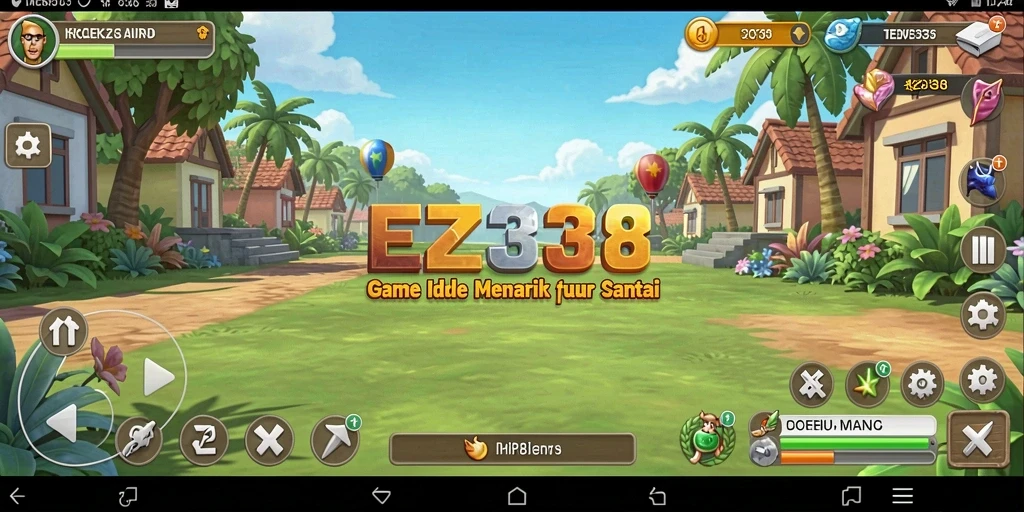 Tampilan gameplay EZ338 yang santai dan menghibur.