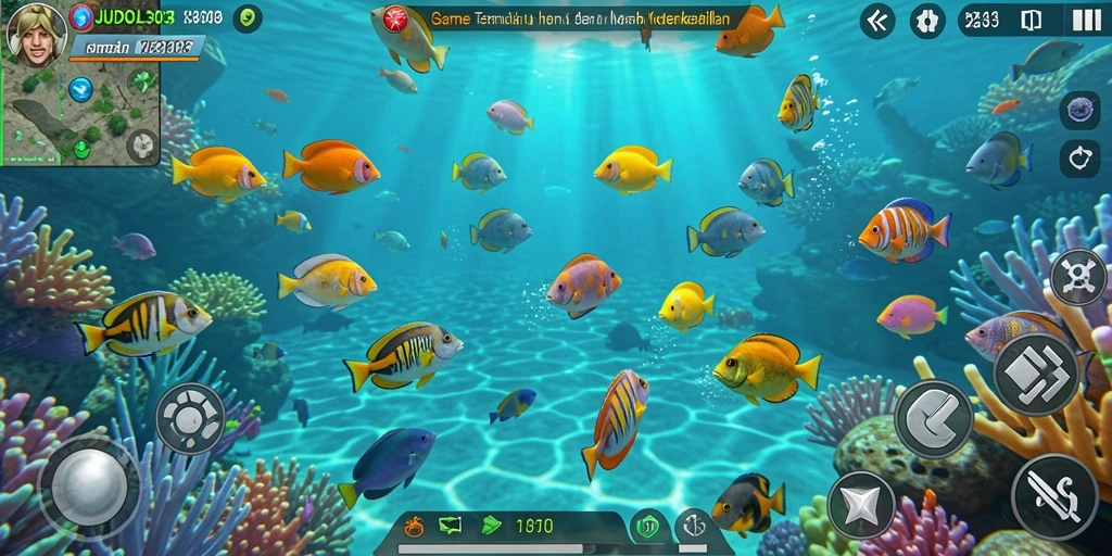 Tangkapan layar dari gameplay Tembak Ikan yang menarik di JUDOL303.