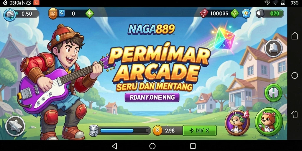 Screenshot NAGA889 menampilkan aksi gameplay Arcade yang mengasyikkan.