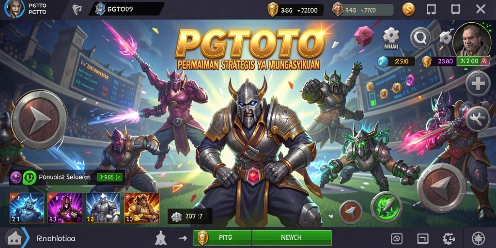 Tampilan gameplay PGTOTO yang seru dan strategis.