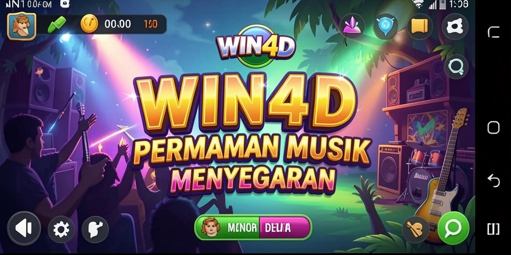Gameplay menarik dari WIN4D dengan ritme yang mengasyikkan.