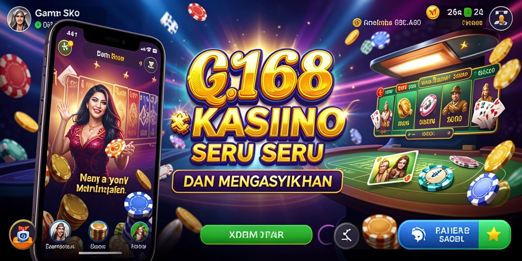 Tangkapan layar utama X168 menampilkan gameplay Kasino yang mendebarkan dan interaktif.